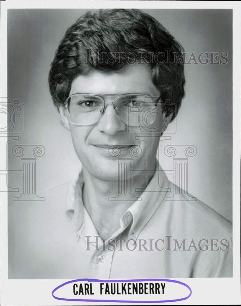 1988 Press Photo Entertainer Carl Faulkenberry - hcq45503- Historic Images