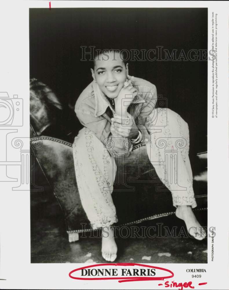 1994 Press Photo Singer Dionne Farris - hcq45508- Historic Images