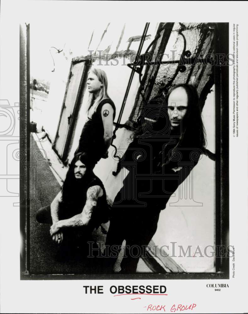 1994 Press Photo The Obsessed, Rock Group - hcq45519- Historic Images