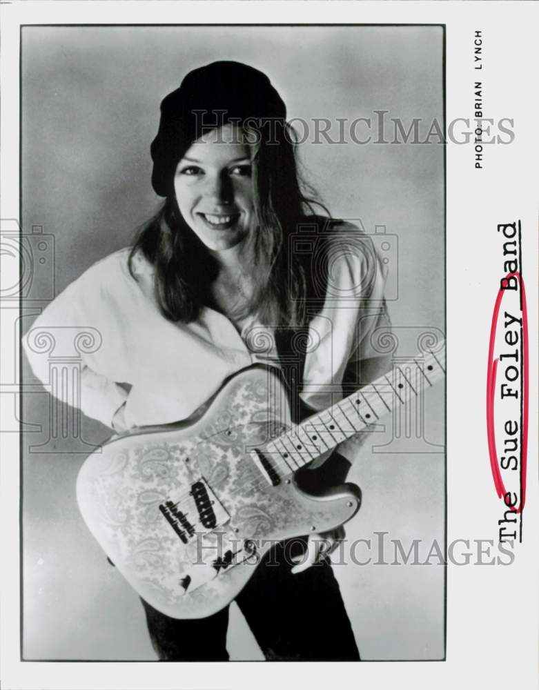 1992 Press Photo Musician Sue Foley of The Sue Foley Band - hcq45611- Historic Images