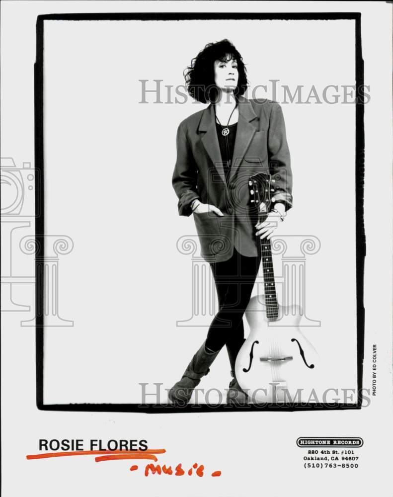 1992 Press Photo Musician Rosie Flores - hcq45617- Historic Images