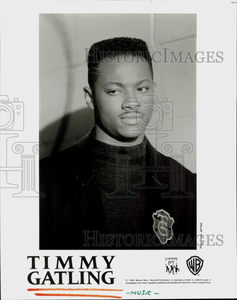 1989 Press Photo Musician Timmy Gatling - hcq45717- Historic Images