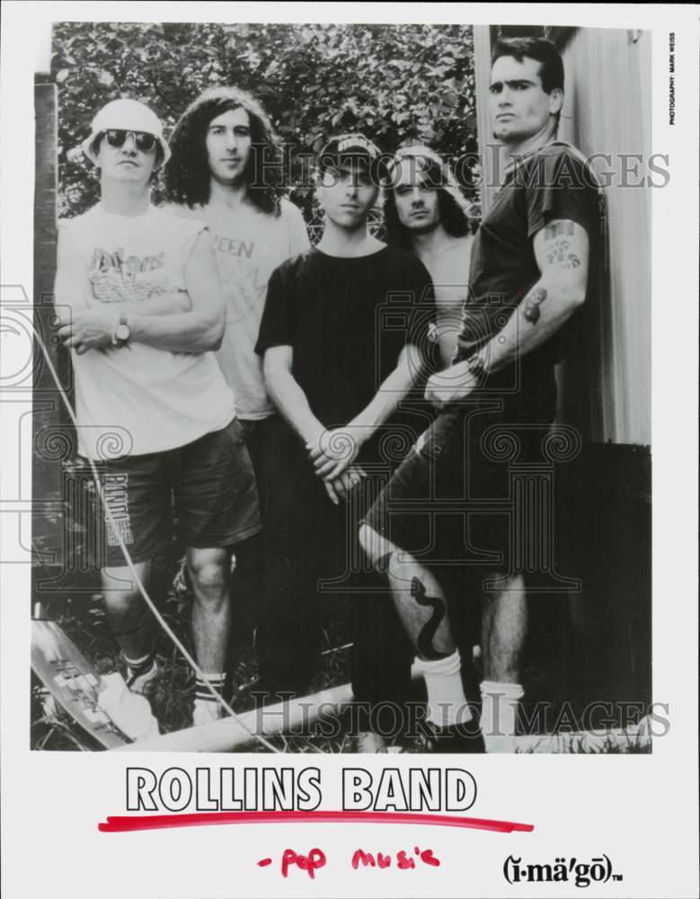 1992 Press Photo Rollins Band, Pop Music Group - hcq45744- Historic Images