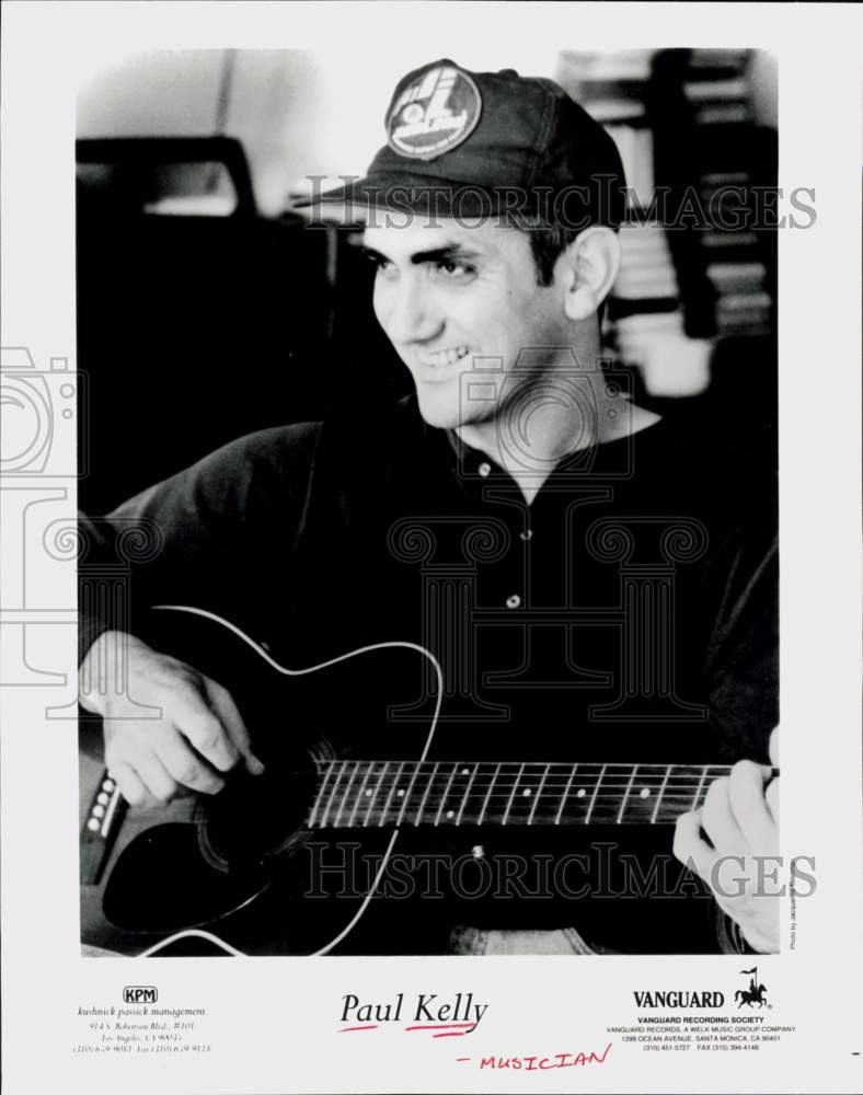 1994 Press Photo Musician Paul Kelly - hcq45817- Historic Images