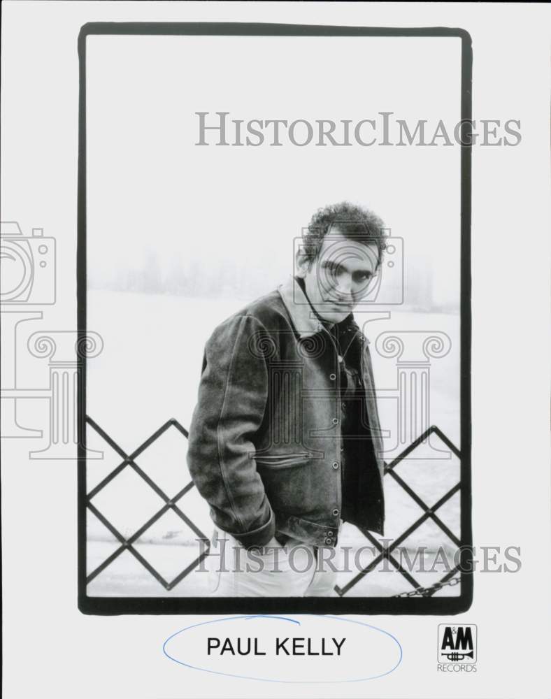 1987 Press Photo Singer Paul Kelly - hcq45818- Historic Images