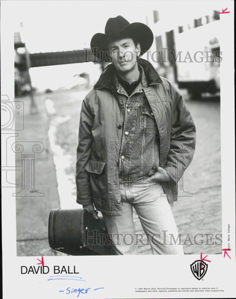 1994 Press Photo David Ball, Country Singer - hcq45838- Historic Images