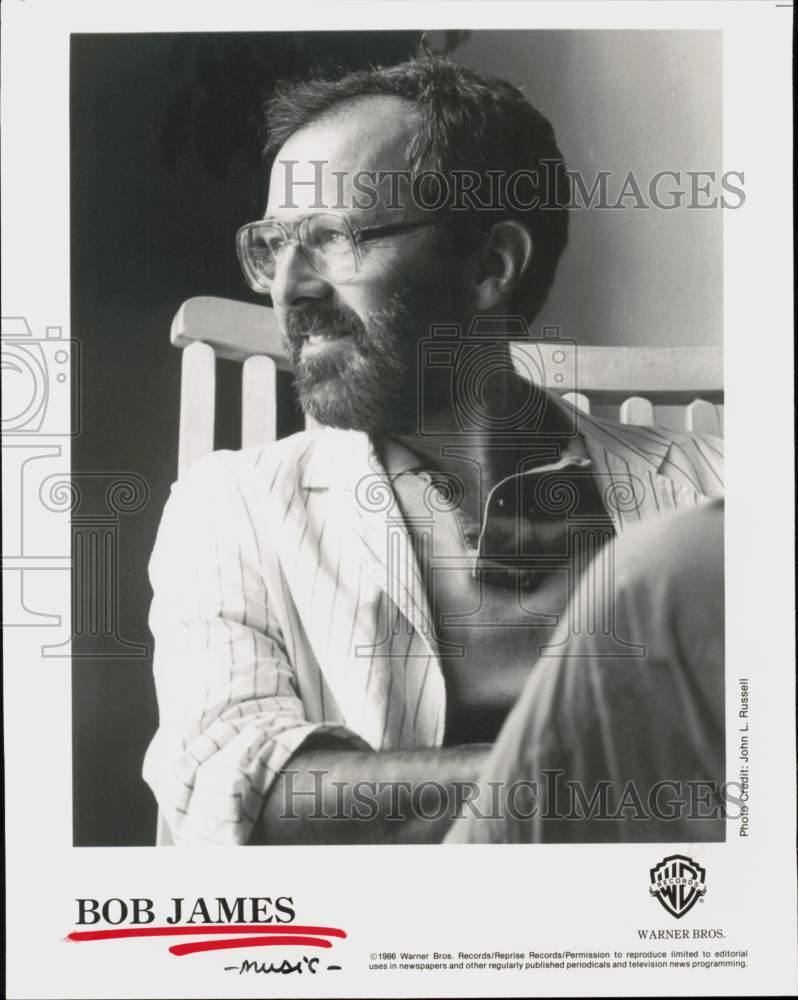 1986 Press Photo Musician Bob James - hcq45895- Historic Images