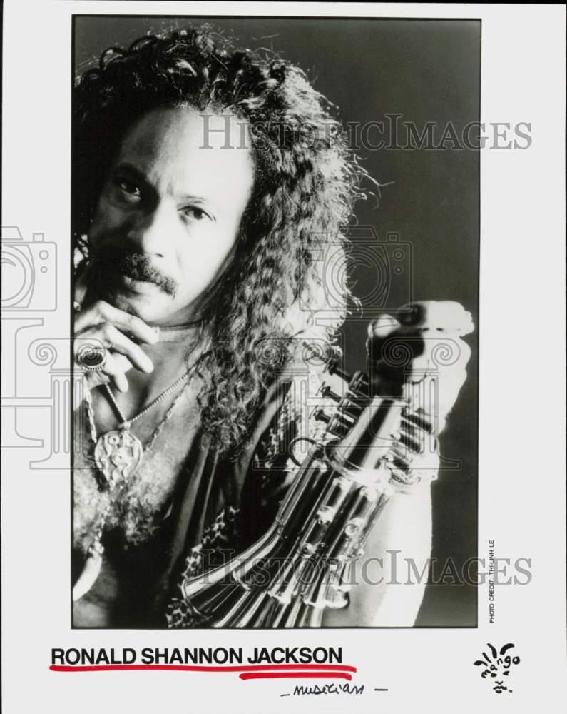 1991 Press Photo Musician Ronald Shannon Jackson - hcq45901- Historic Images