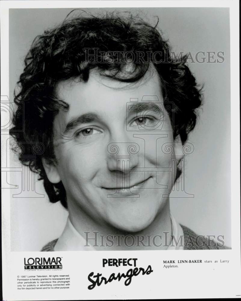 1987 Press Photo Actor Mark Linn-Baker as Larry Appleton in &quot;Perfect Strangers&quot;- Historic Images