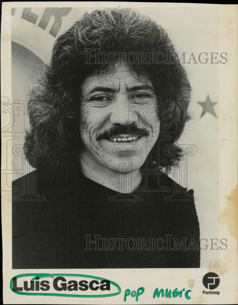 1983 Press Photo Luis Gasca, Pop Music - hcq46267- Historic Images