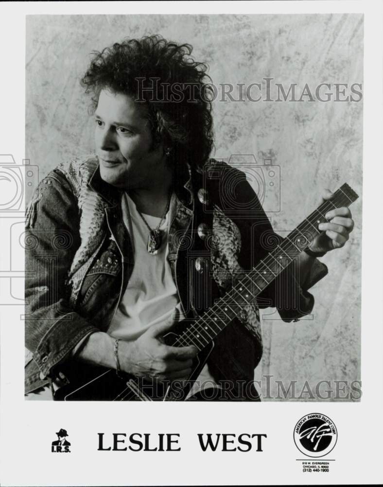 1990 Press Photo Singer Leslie West - hcq46310- Historic Images