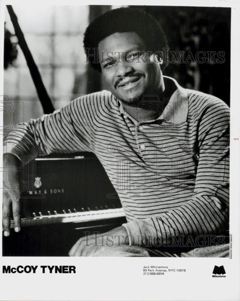 1980 Press Photo Jazz Pianist McCoy Tyner - hcq46315- Historic Images