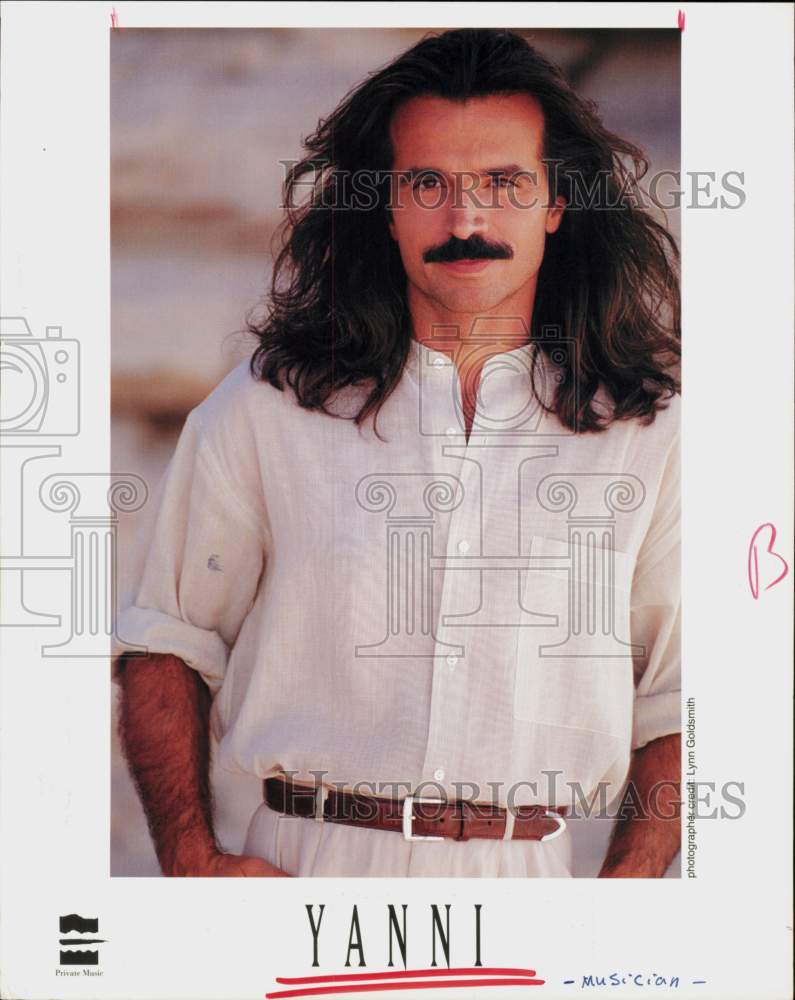 1995 Press Photo Musician Yanni - hcq46400- Historic Images