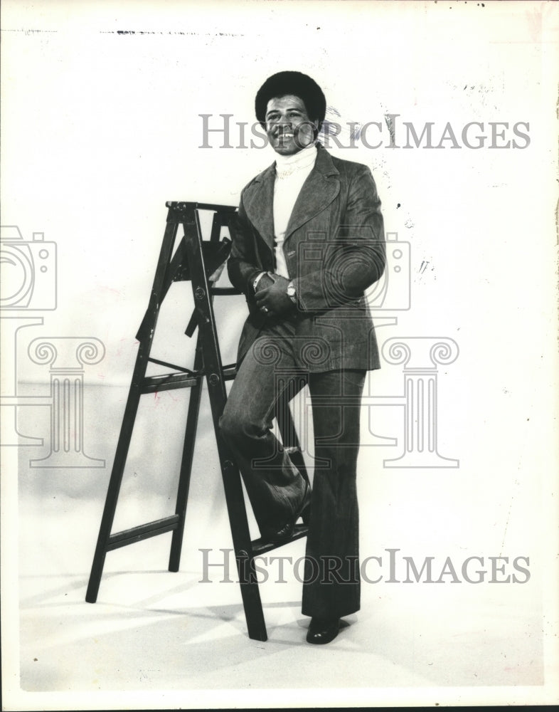 1975 Press Photo Johnny Boudreaux, Houston Heavywieght Boxer - hcs00090- Historic Images