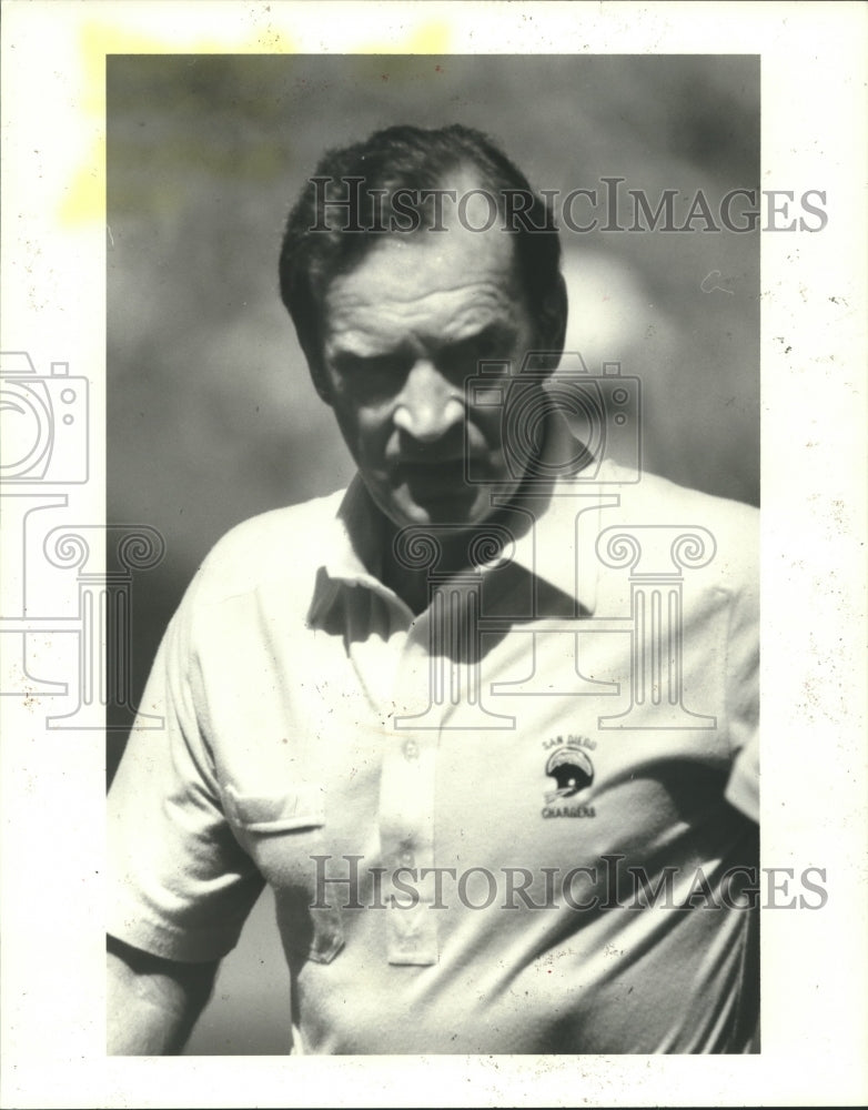 1985 Press Photo Don Coryell, Football Coach - hcs00137 - Historic Images