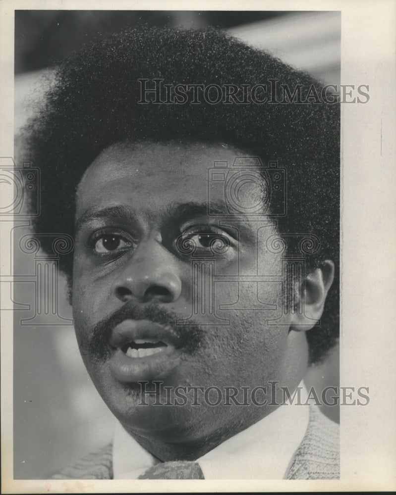 1973 Press Photo Andrew Brown at Southwestern Athletic Conference - hcs00185 - Historic Images