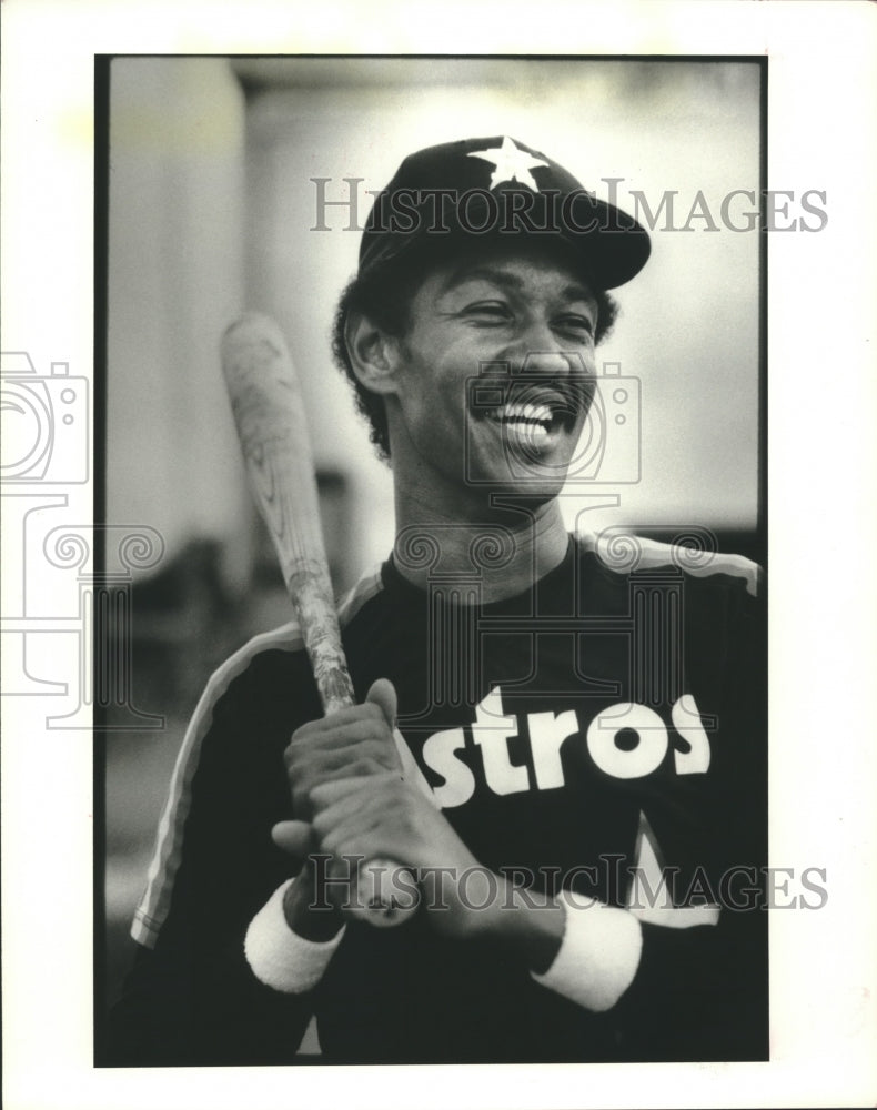 1984 Press Photo Enos Cabell, Astros Baseball Player - hcs00237 - Historic Images