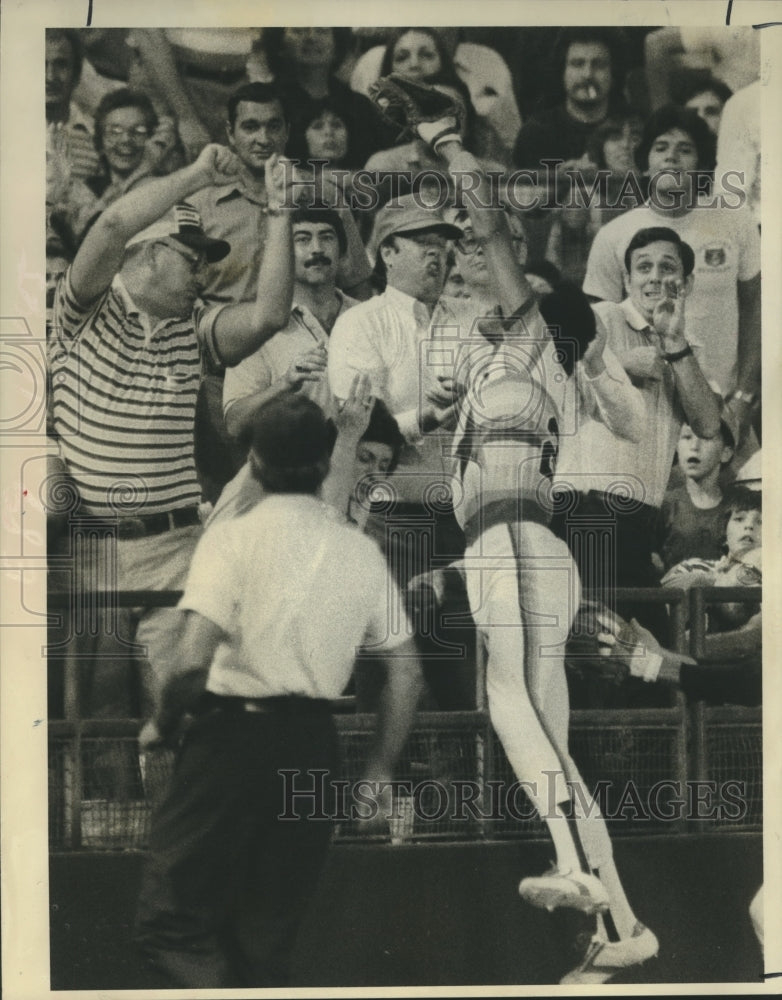 1979 Press Photo Enos Cabell, Astros Baseball Player at Cincinnati Game - Historic Images