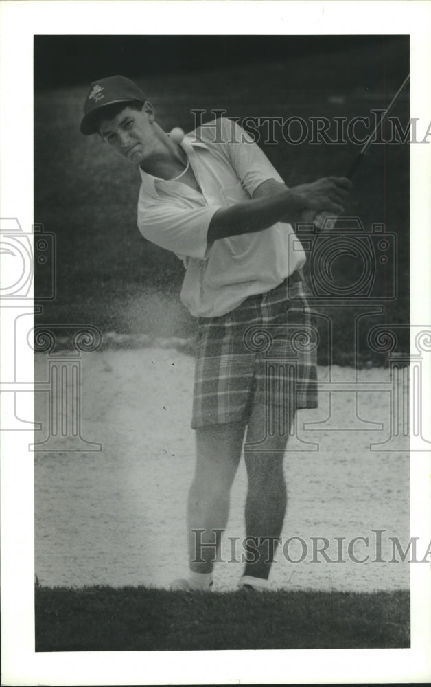 1989 Press Photo Alan Bratton wins Texas State Insurance Youth Golf Classic- Historic Images