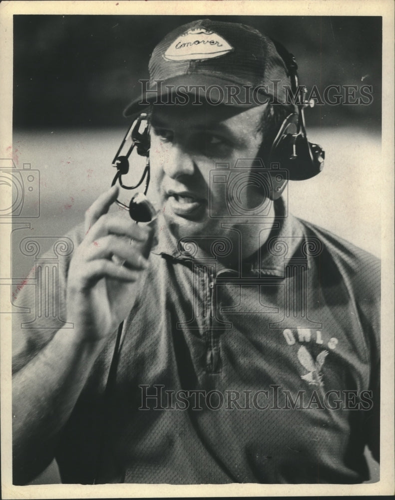 1975 Press Photo Rice University&#39;s head football Al Conover - hcs01428- Historic Images