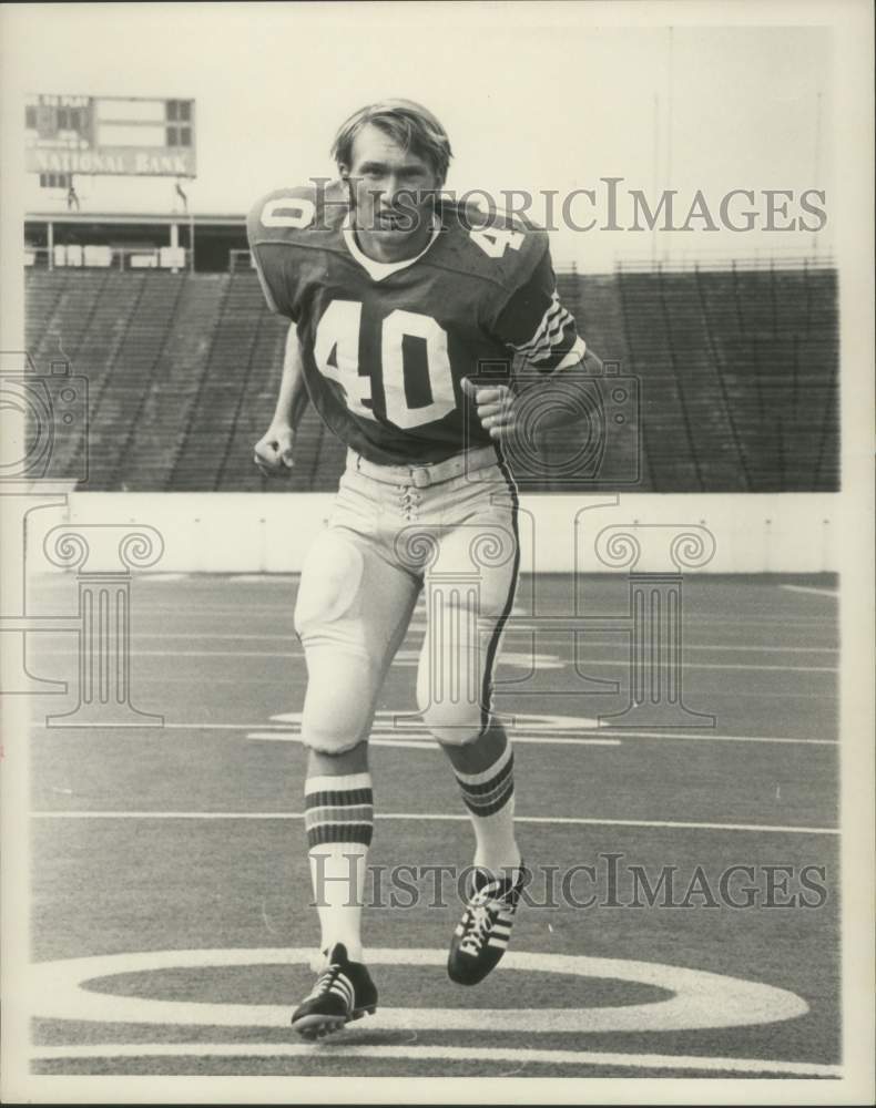 1972 Press Photo Football player Preston Anderson - hcs02765 - Historic Images