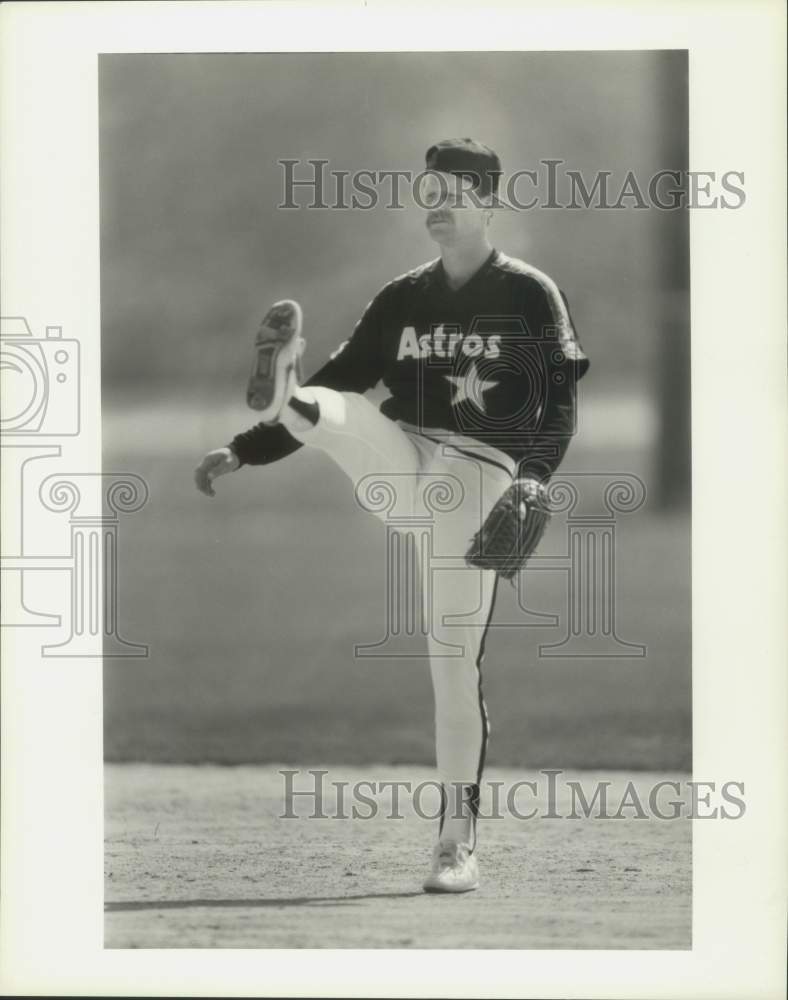 1988 Press Photo Astros&#39; baseball player Larry Andersen in action - hcs02849- Historic Images