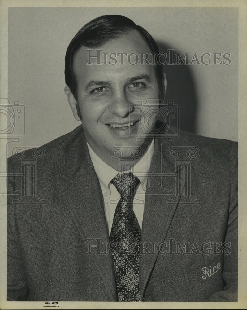 1972 Press Photo Rice University head football coach, Al Conover. - hcs03082 - Historic Images