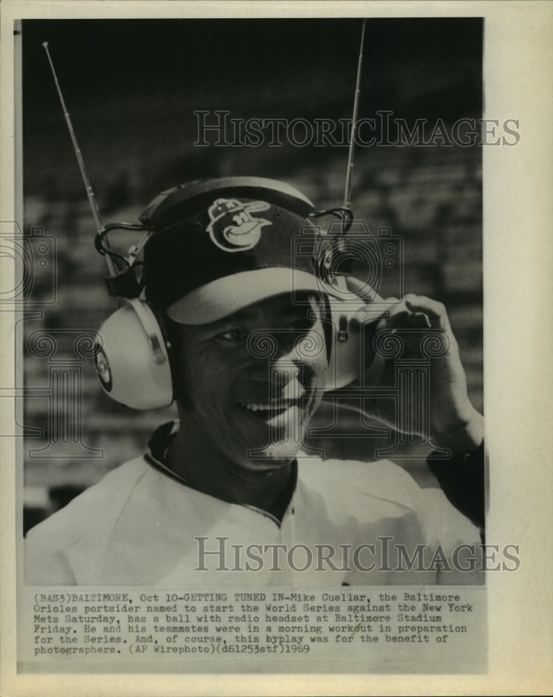 1969 Baltimore Orioles pitcher Mike Cuellar, World Series starter - Historic Images