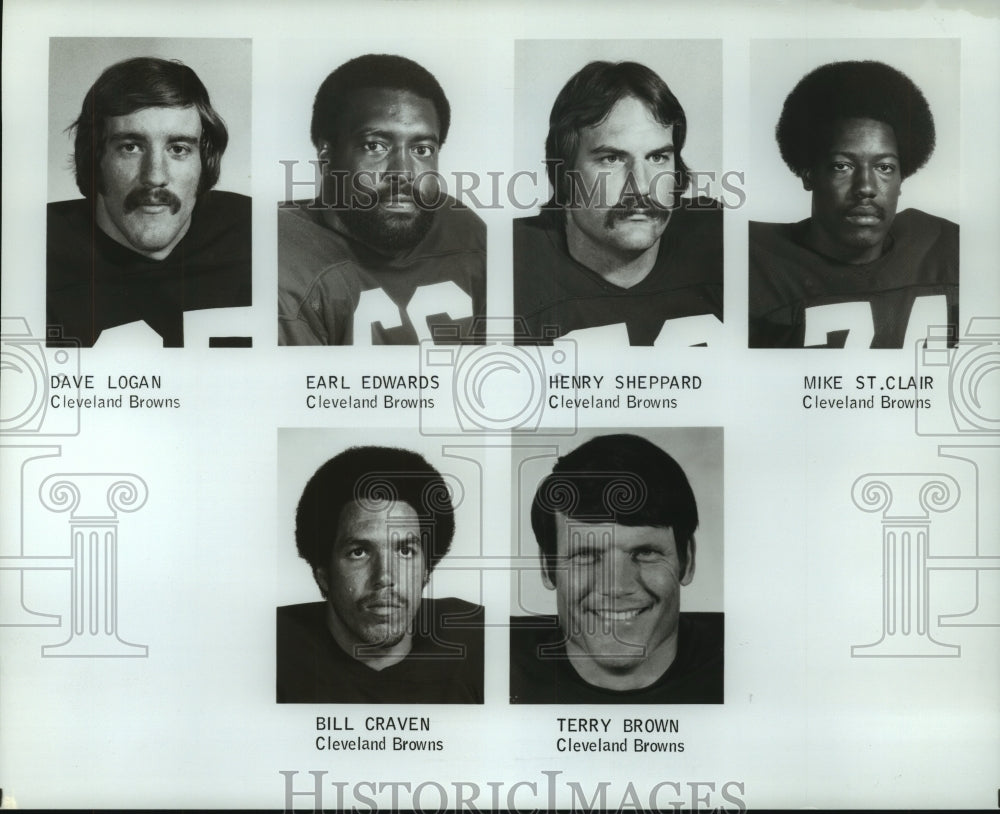 1976 Members of the Cleveland Browns football team. - Historic Images