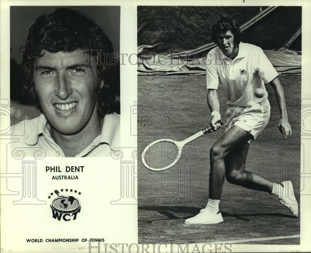 1975 Press Photo Professional tennis player Phil Dent of Australia. - hcs03647- Historic Images