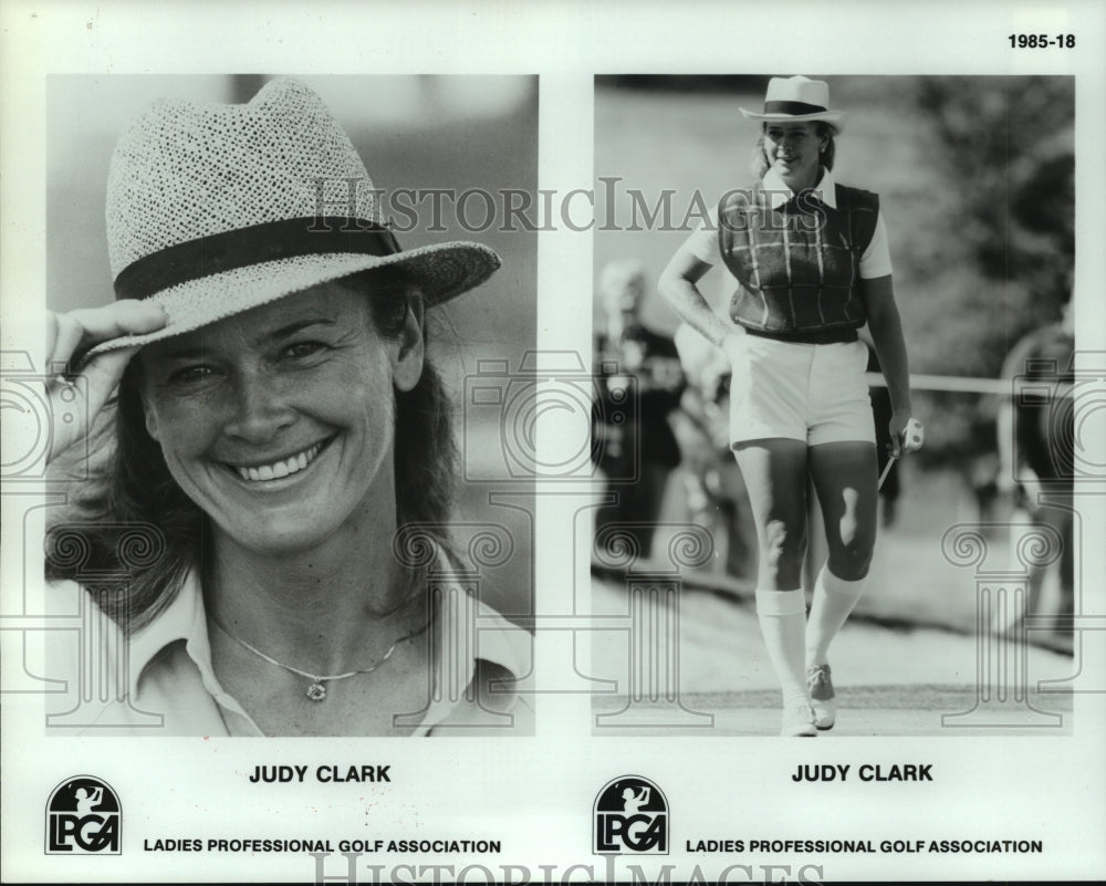 1985 Press Photo Jody Clark of the Ladies Professional Golf Association- Historic Images