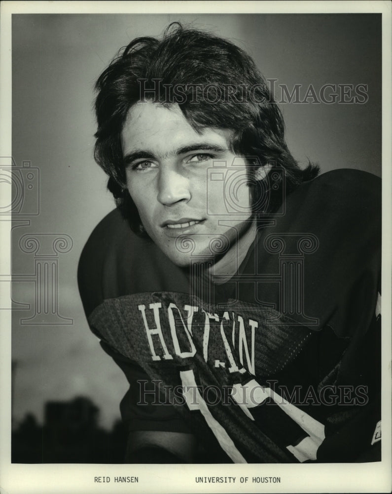 1979 Press Photo University of Houston football player Reid Hansen. - hcs04570 - Historic Images