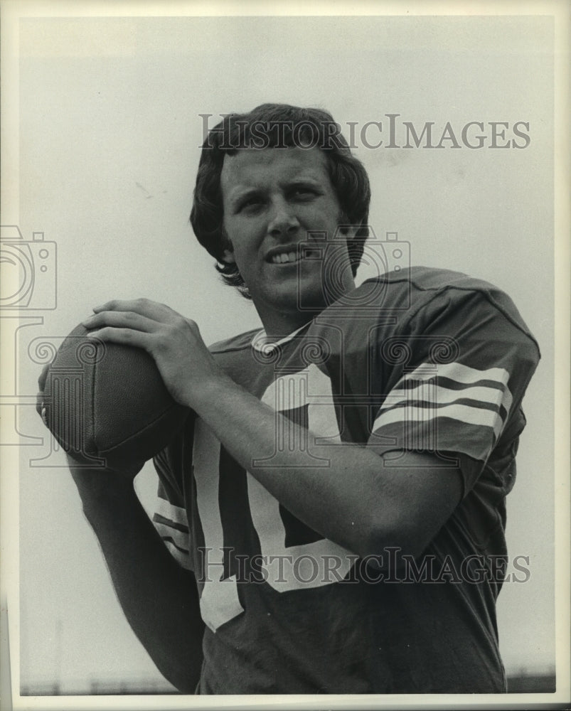 1972 Press Photo Rice University quarterback Bruce Gadd. - hcs04612 - Historic Images