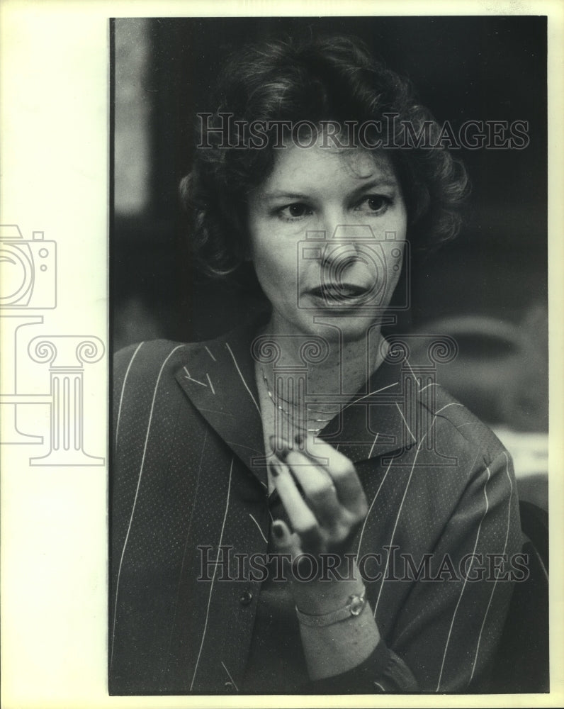 1980 Press Photo Race Car Driver Janet Guthrie. - hcs04817 - Historic Images