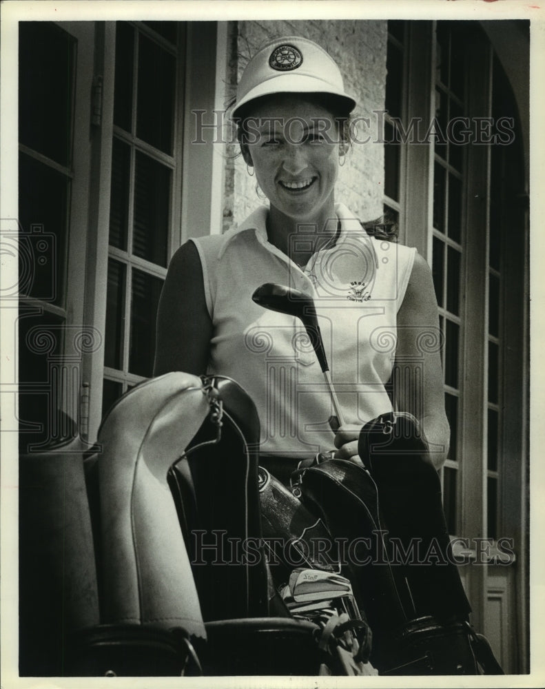 1978 Press Photo Professional golfer Brenda Goldsmith of Texas. - hcs04909 - Historic Images