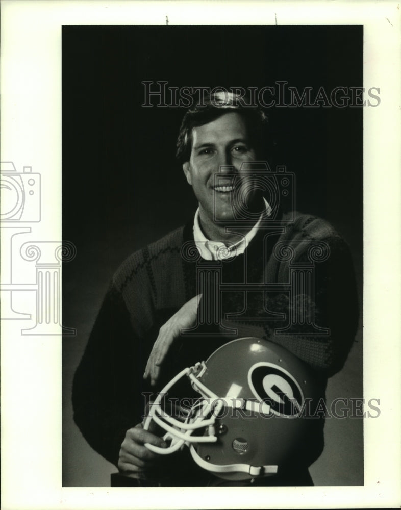 1989 Press Photo University of Georgia head football coach Ray Goff. - hcs04916- Historic Images
