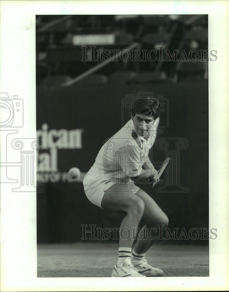 1990 Press Photo Pro tennis player Sammy Giammalve of United States - hcs04931 - Historic Images