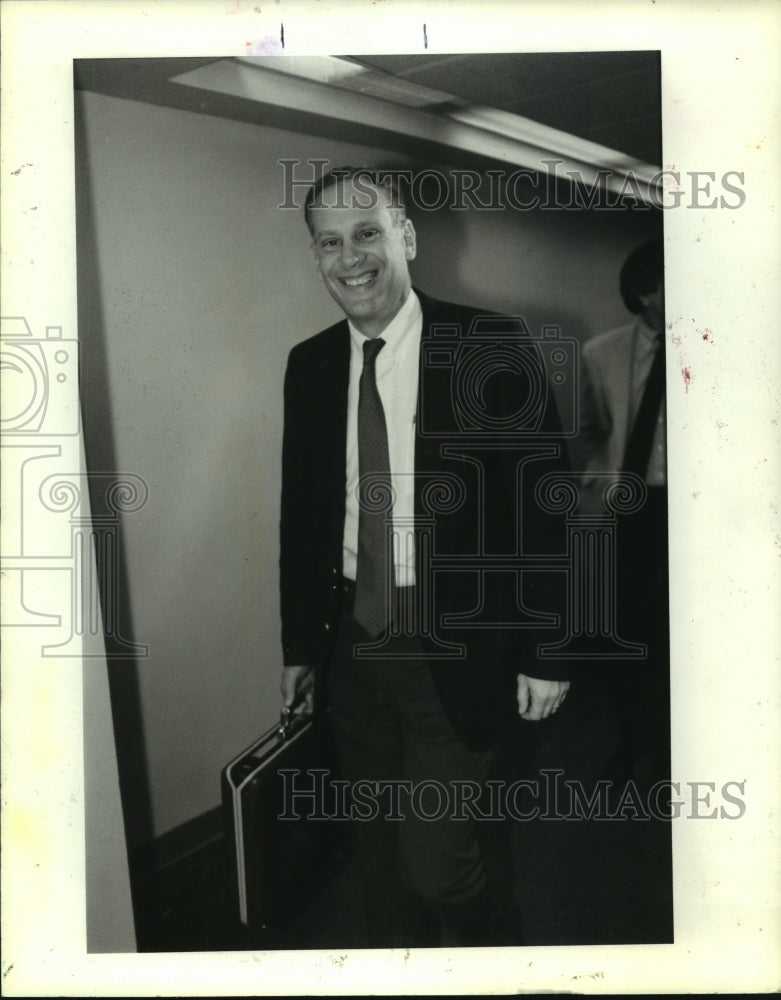1989 Press Photo Rice university football Fred Goldsmith hopes for win. - Historic Images
