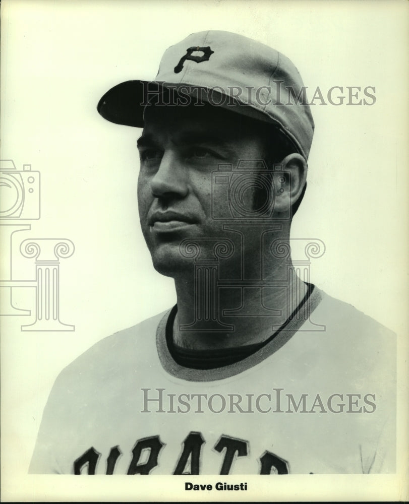 1972 Press Photo Pittsburgh Pirates&#39; baseball player Dave Giusti. - hcs04968 - Historic Images