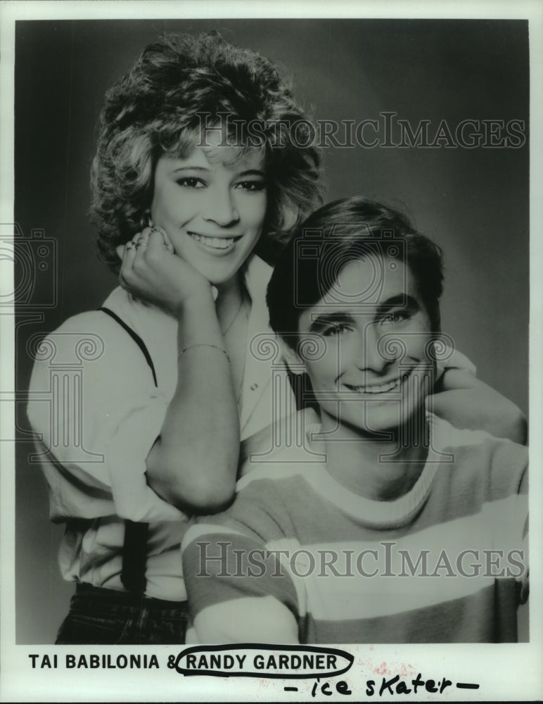 1986 Press Photo Tai Babilonia and Randy Gardner, stars of &quot;Festival on Ice.&quot;- Historic Images