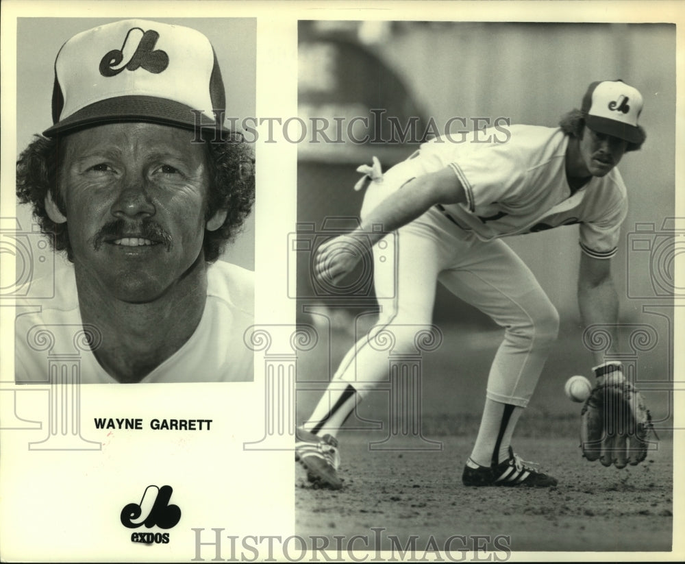 1980 Press Photo Montreal Expos baseball player Wayne Garrett. - hcs05684- Historic Images