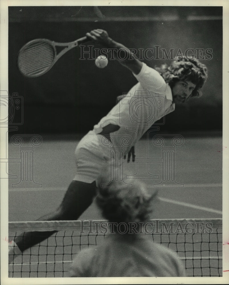 1976 Press Photo Texas A&amp;M University tennis player Bill Hoover. - hcs05862 - Historic Images