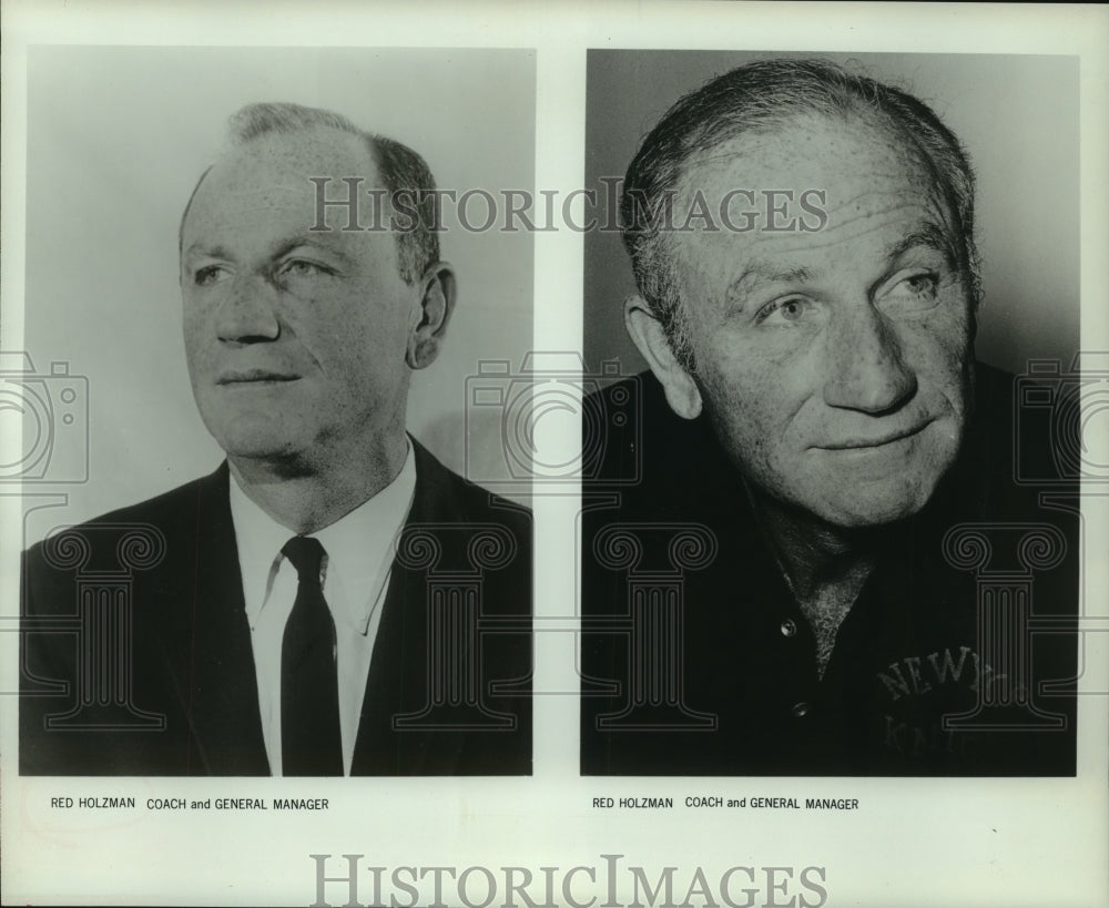 1972 Press Photo New York Knicks coach &amp; General Manager, William &quot;Red&quot; Holzman - Historic Images