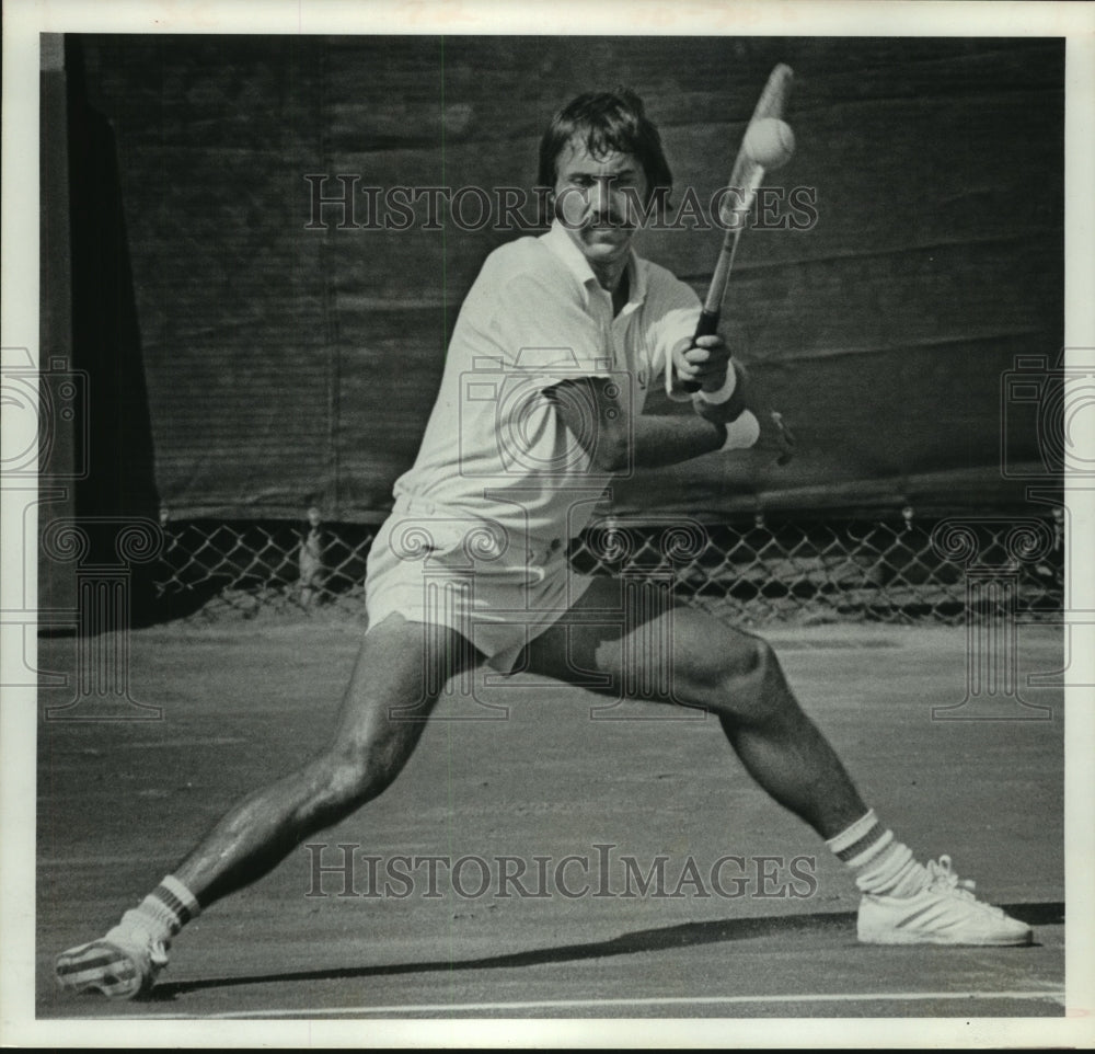 1974 Professional tennis player Dick Dell of the United States. - Historic Images