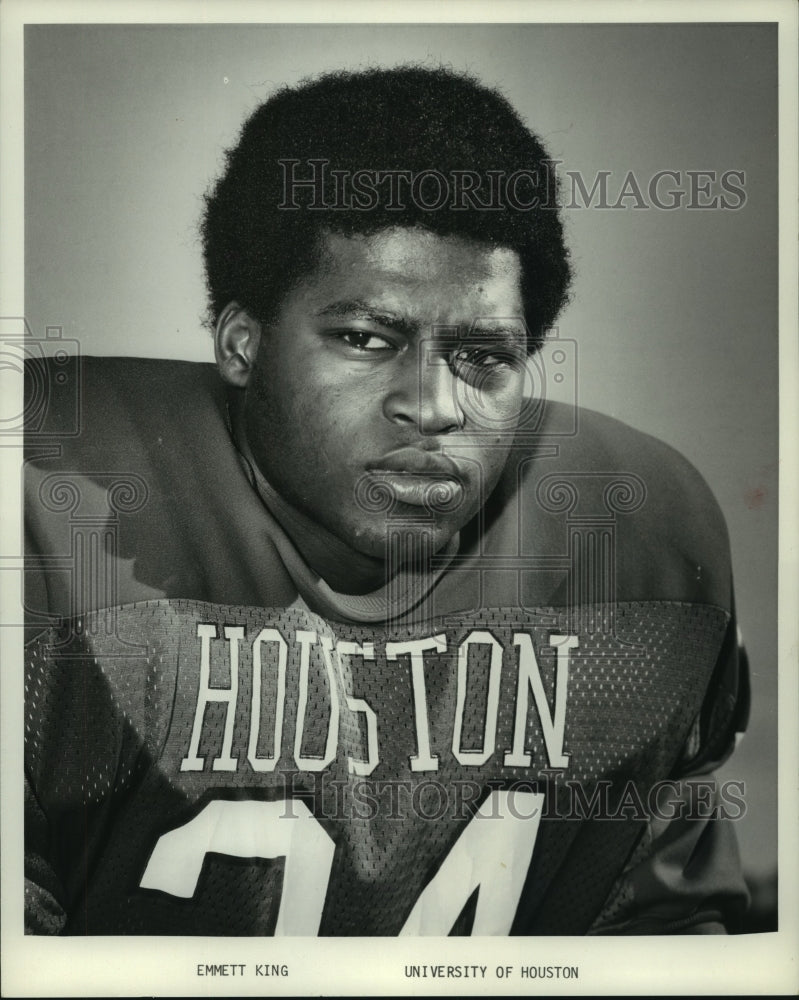 1979 Press Photo University of Houston football player Emmett King. - hcs07221 - Historic Images