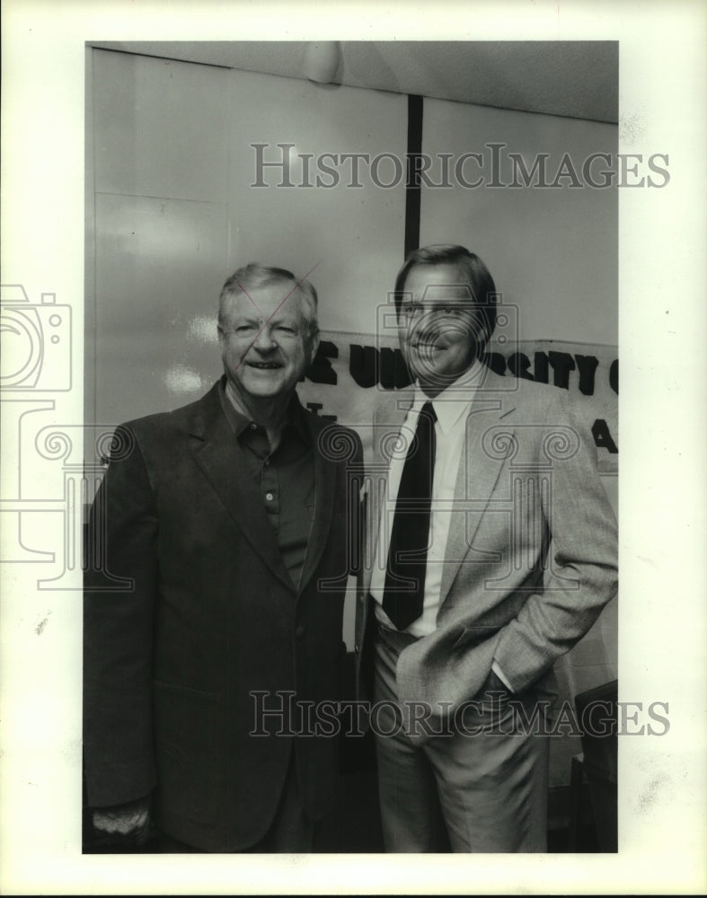 1987 Press Photo New Houston golf Keith Fergus and Dave Williams. - Historic Images