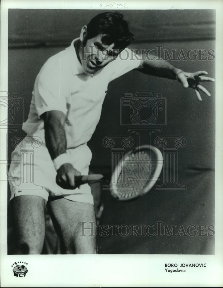 1973 Professional tennis player Boro Javanovich of Yugoslavia. - Historic Images