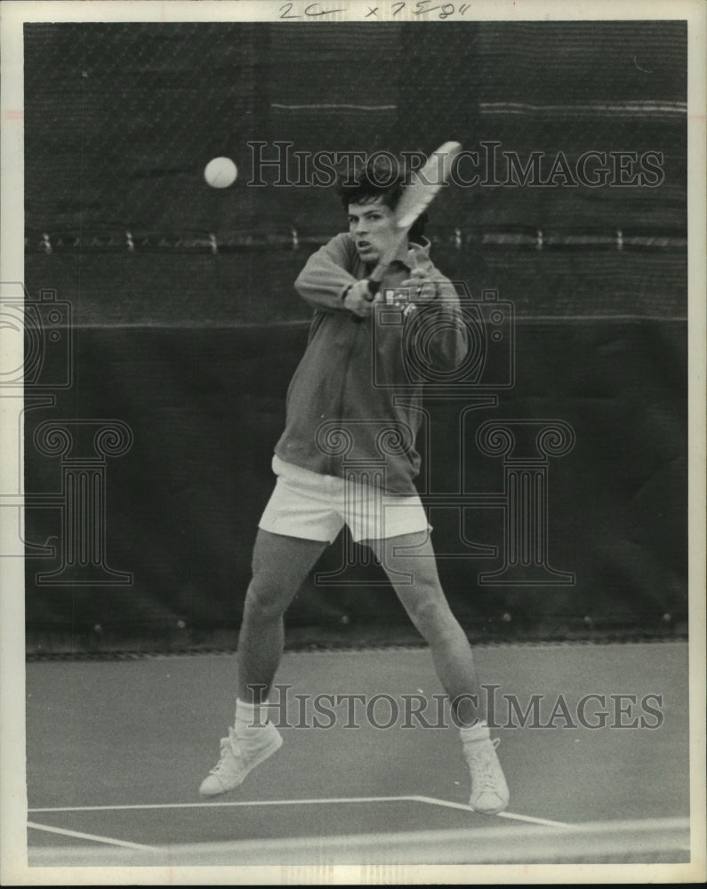 1970 Press Photo Rice University&#39;s tennis star Mike Estep - hcs07680 - Historic Images