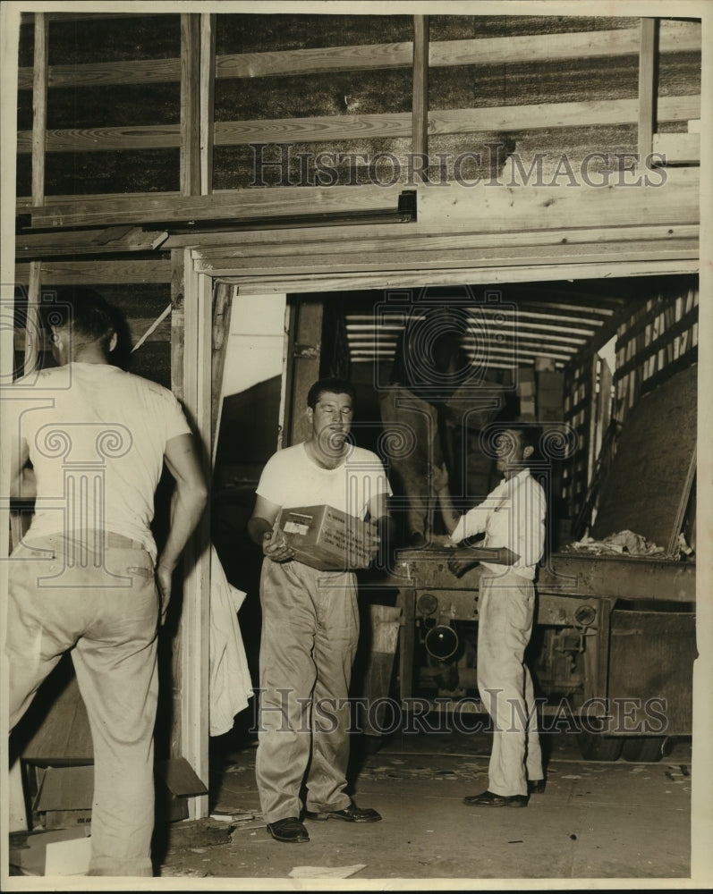 1953 Press Photo Employees of ALCO Fireworks loading truck. - hcs07799- Historic Images