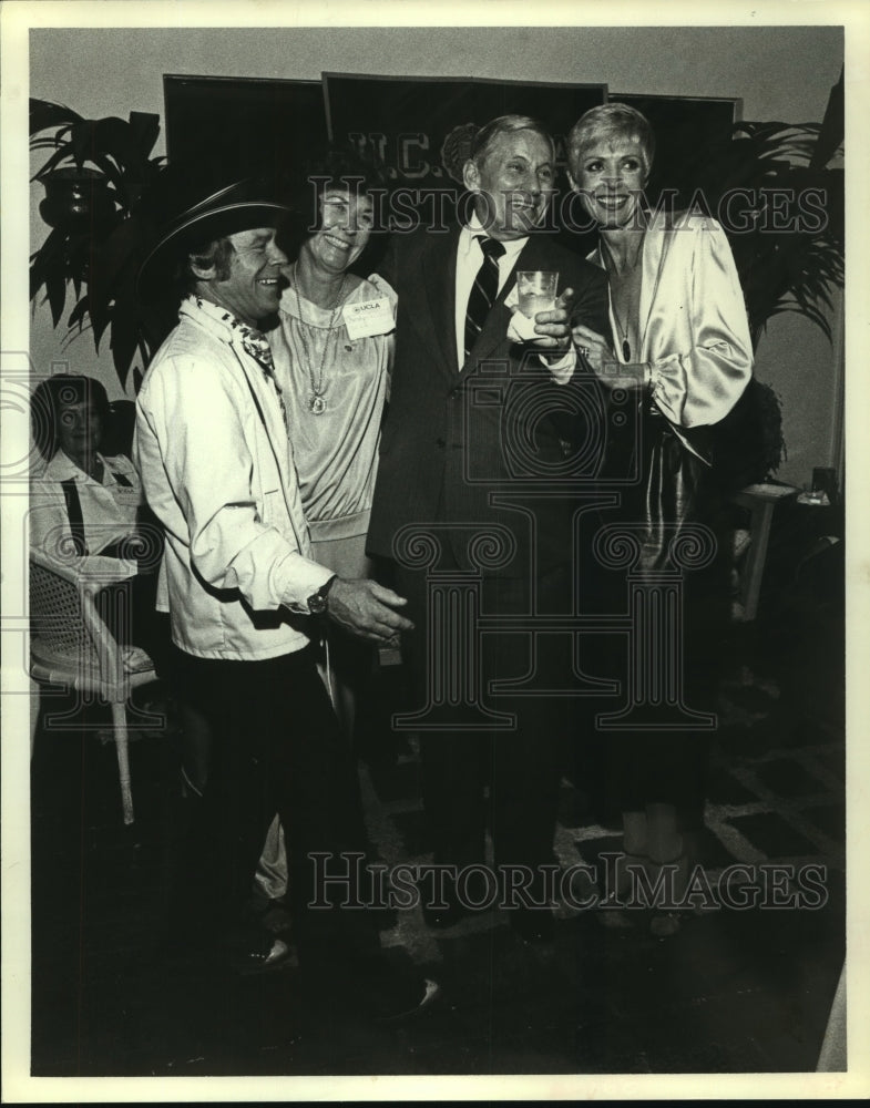 1979 Press Photo Guests at Lombardi Dinner: Wegner, Barnes, Busse and Willardson- Historic Images